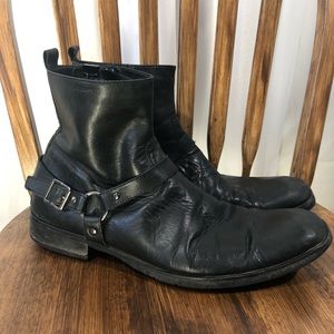 Vegan Leather Hobo Boots Size 11